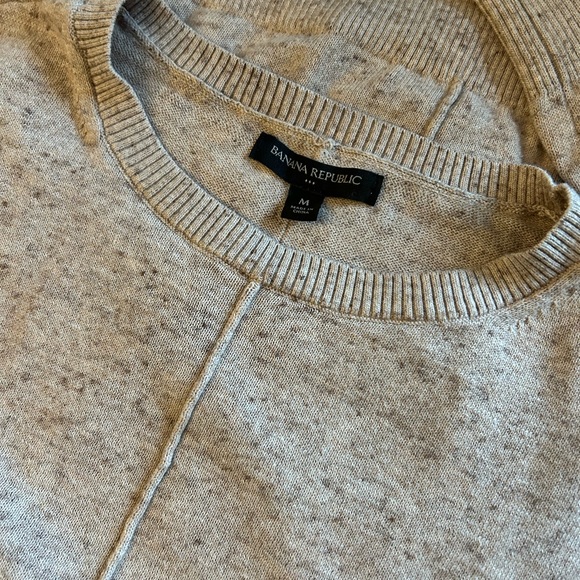 BR Factory heathered oatmeal sweater - Picture 6 of 6